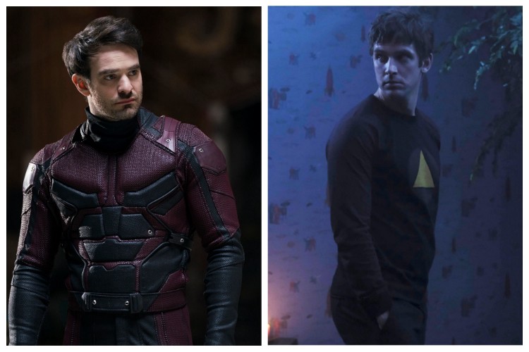 A la izquierda, ‘Daredevil’, serie de Marvel en Netflix. A la derecha, ‘Legión’, serie de Marvel en FX.