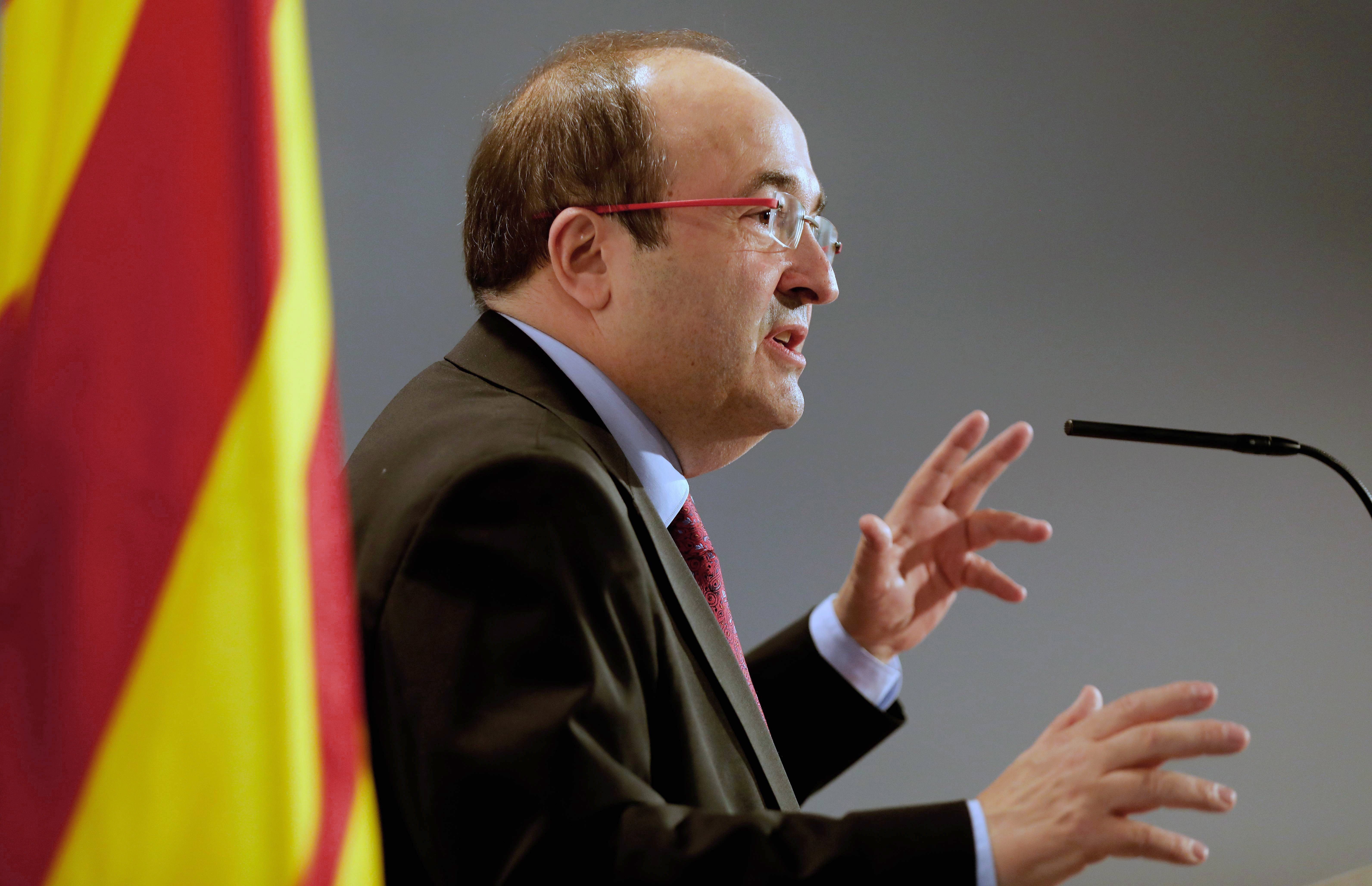 Miquel Iceta es el candidato del PSC a presidir la Generalitat.