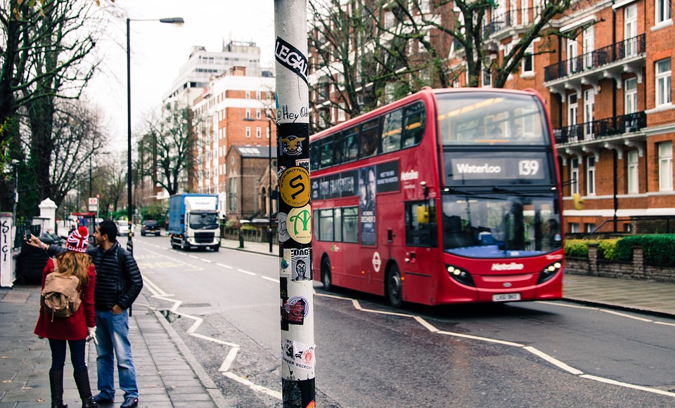 El café impulsa los autobuses en Londres