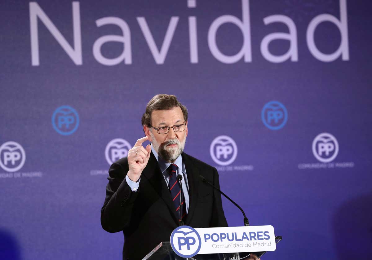 El presidente del Gobierno y del PP, Mariano Rajoy.