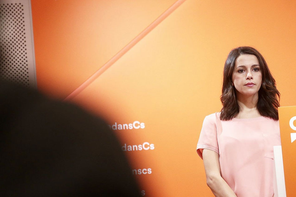 Inés Arrimadas, líder de Ciudadanos Cataluña.