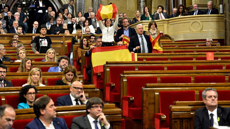 Última sessió del Parlament del 27 d'octubre