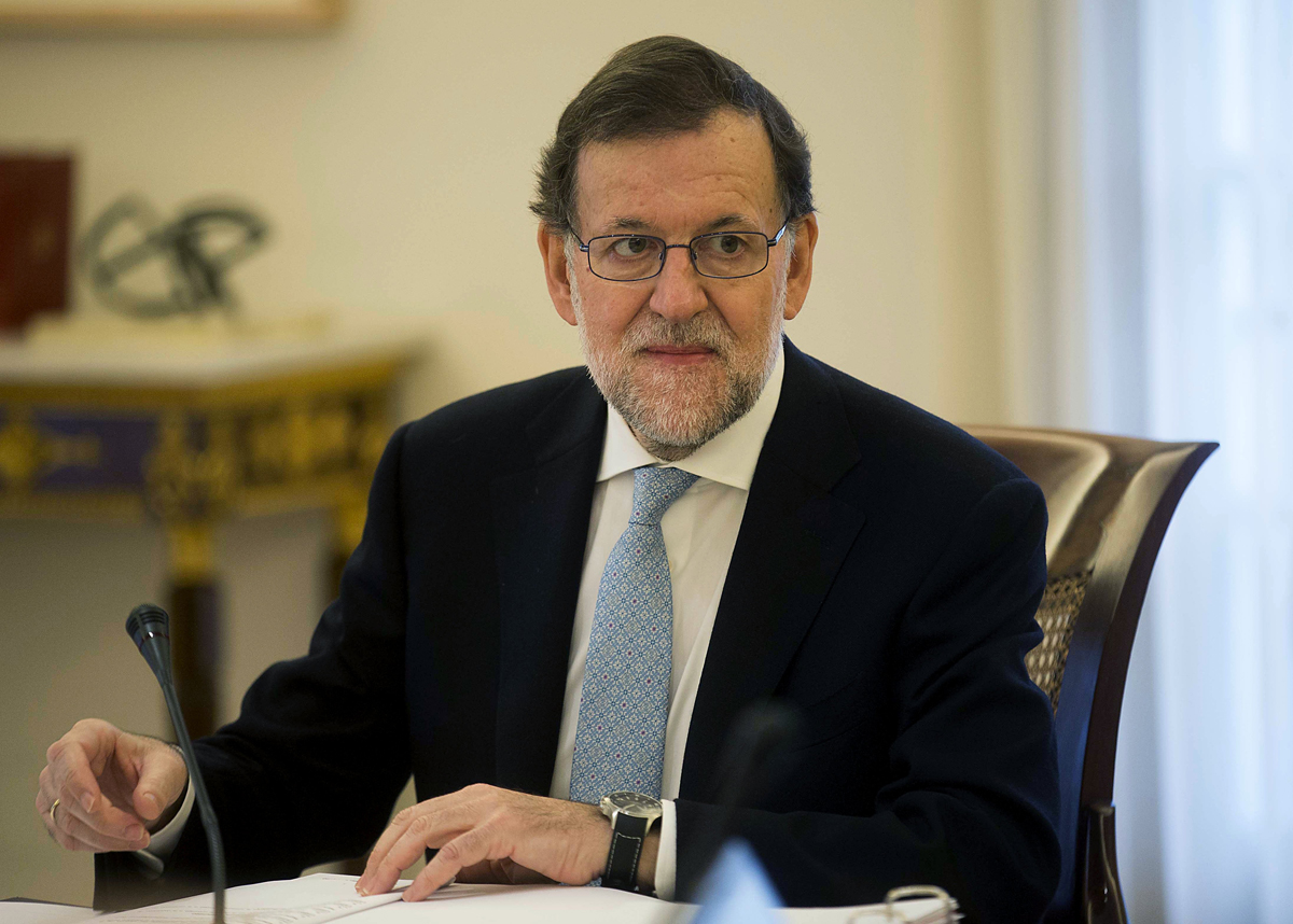 El jefe del Gobierno, Mariano Rajoy