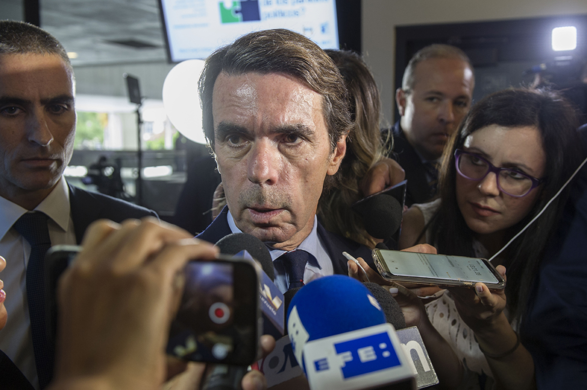 El expresidente del Gobierno José María Aznar