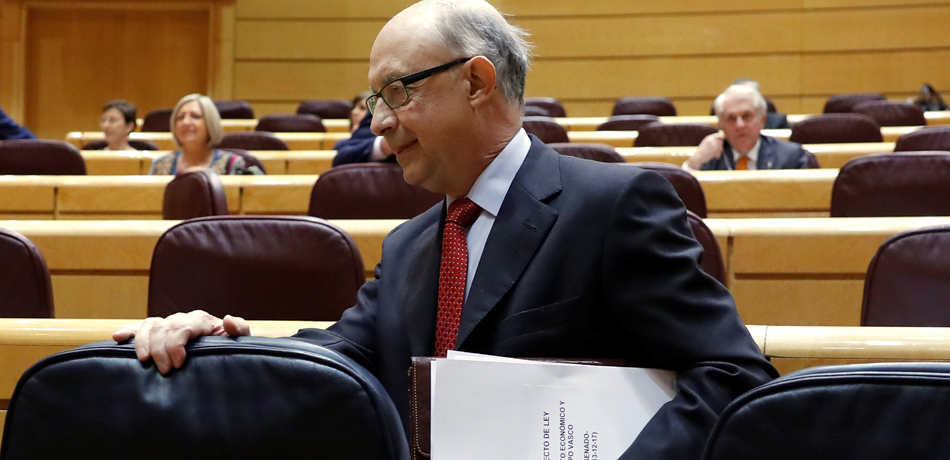 El ministro de Hacienda, Cristóbal Montoro. 