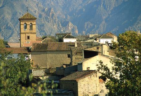 Panorámica de la localidad granadina de Lecrín.