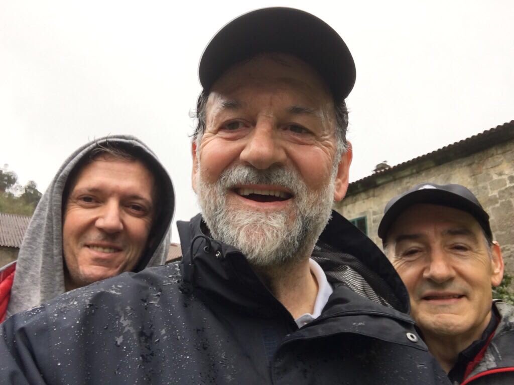 Mariano Rajoy empieza el año con un selfie