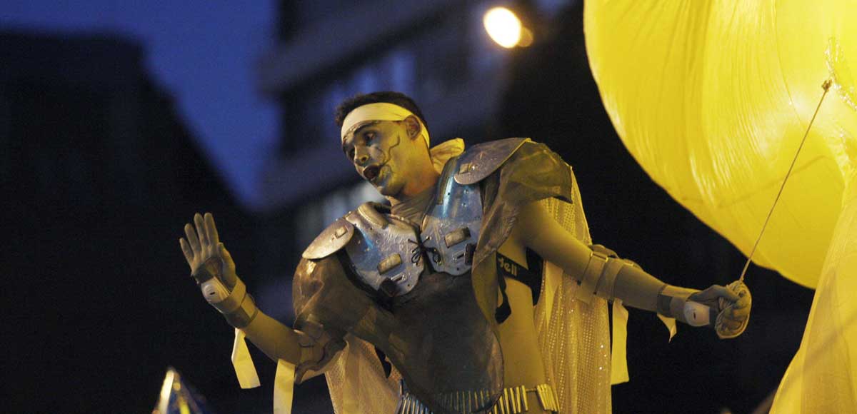 Un participante en una cabalgata del año pasado.