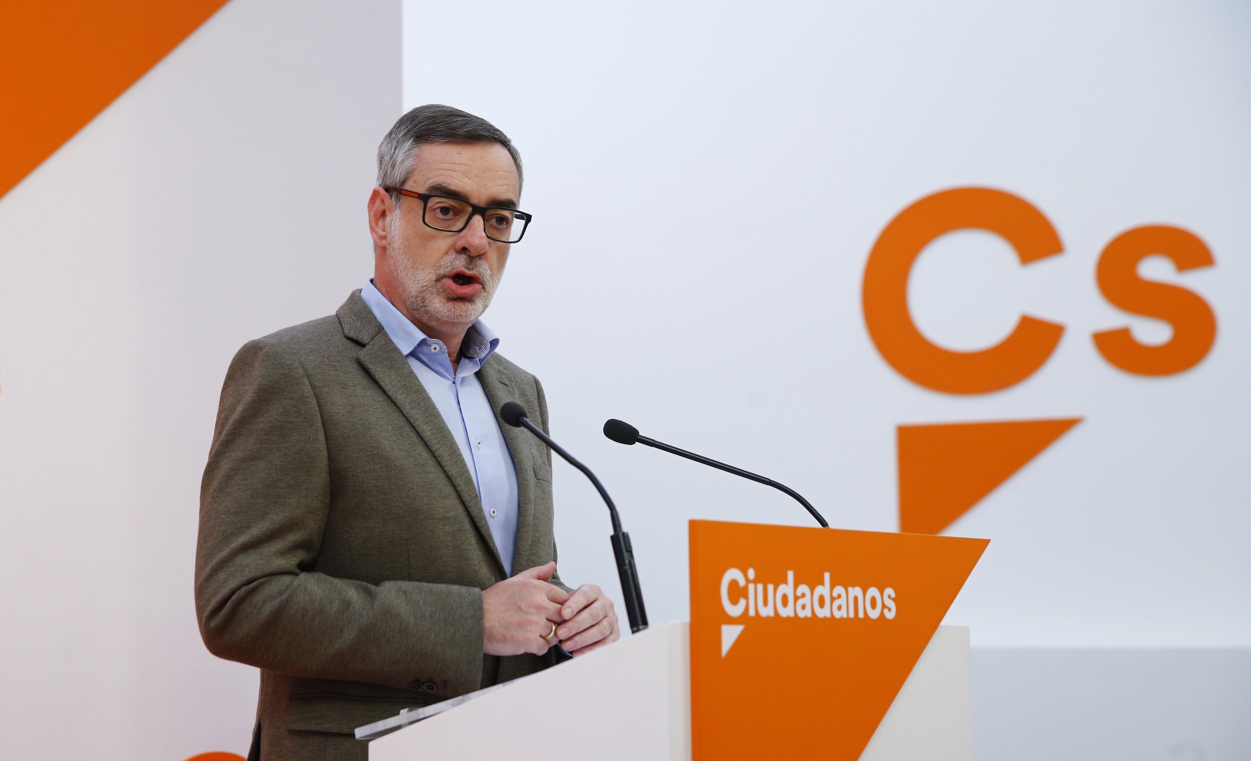 El secretario general de Ciudadanos, Rafael Villegas