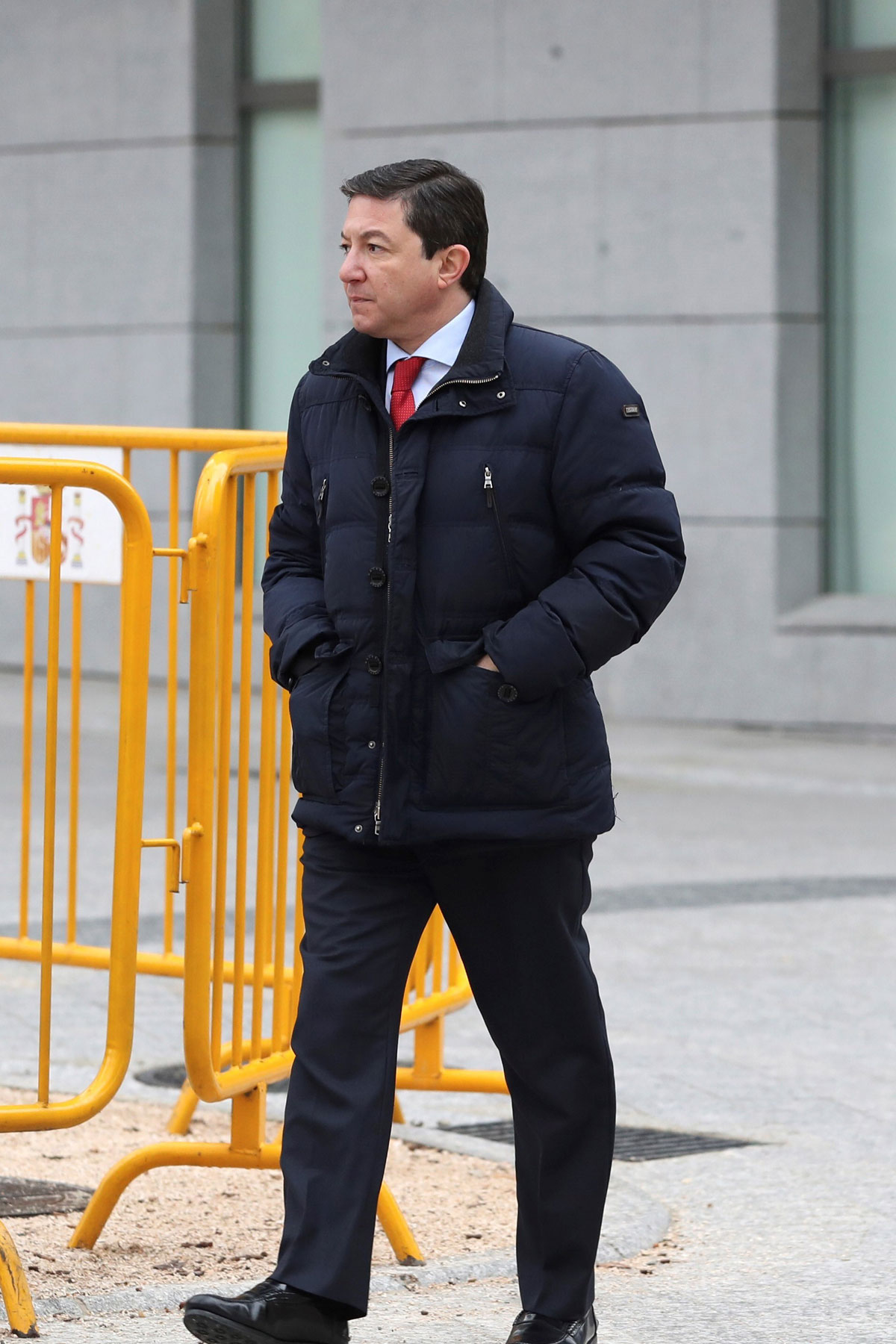 Imagen de archivo de Pedro Calvo llegando a la Audiencia Nacional