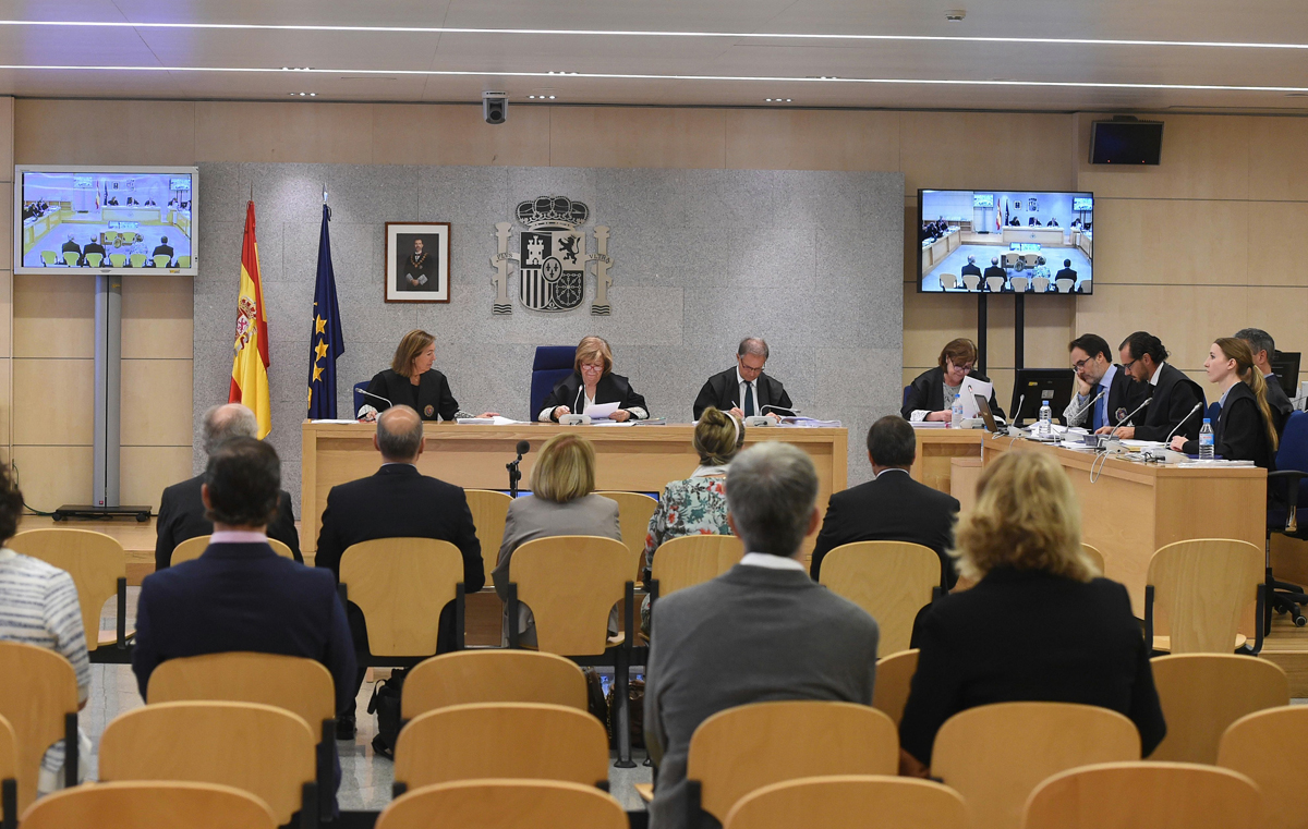 Vista del juicio en la Audiencia Nacional contra la antigua cúpula de Abengoa por el cobro de indemnizaciones millonarias