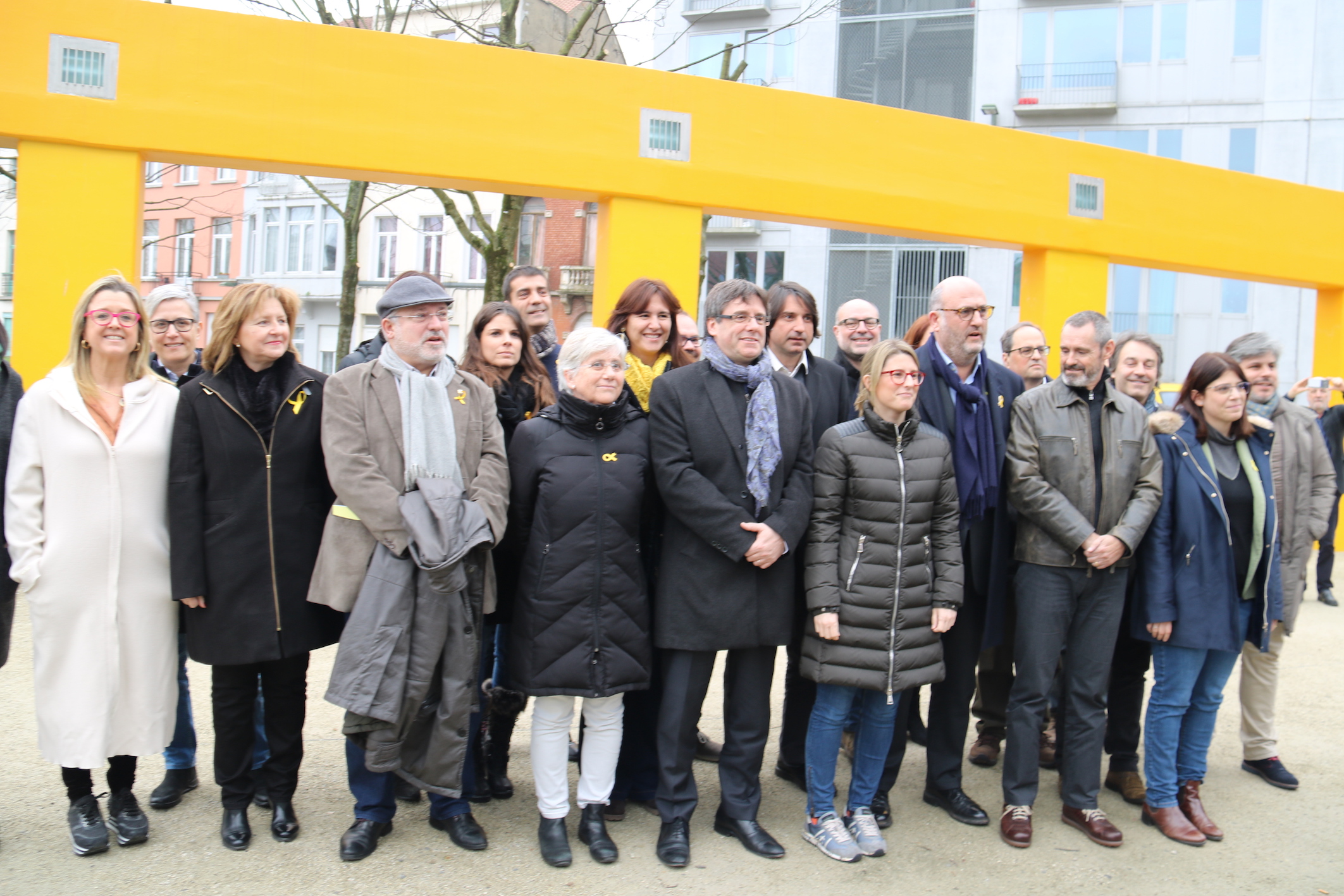 El grupo de JxCat se ha reunido en Bruselas.