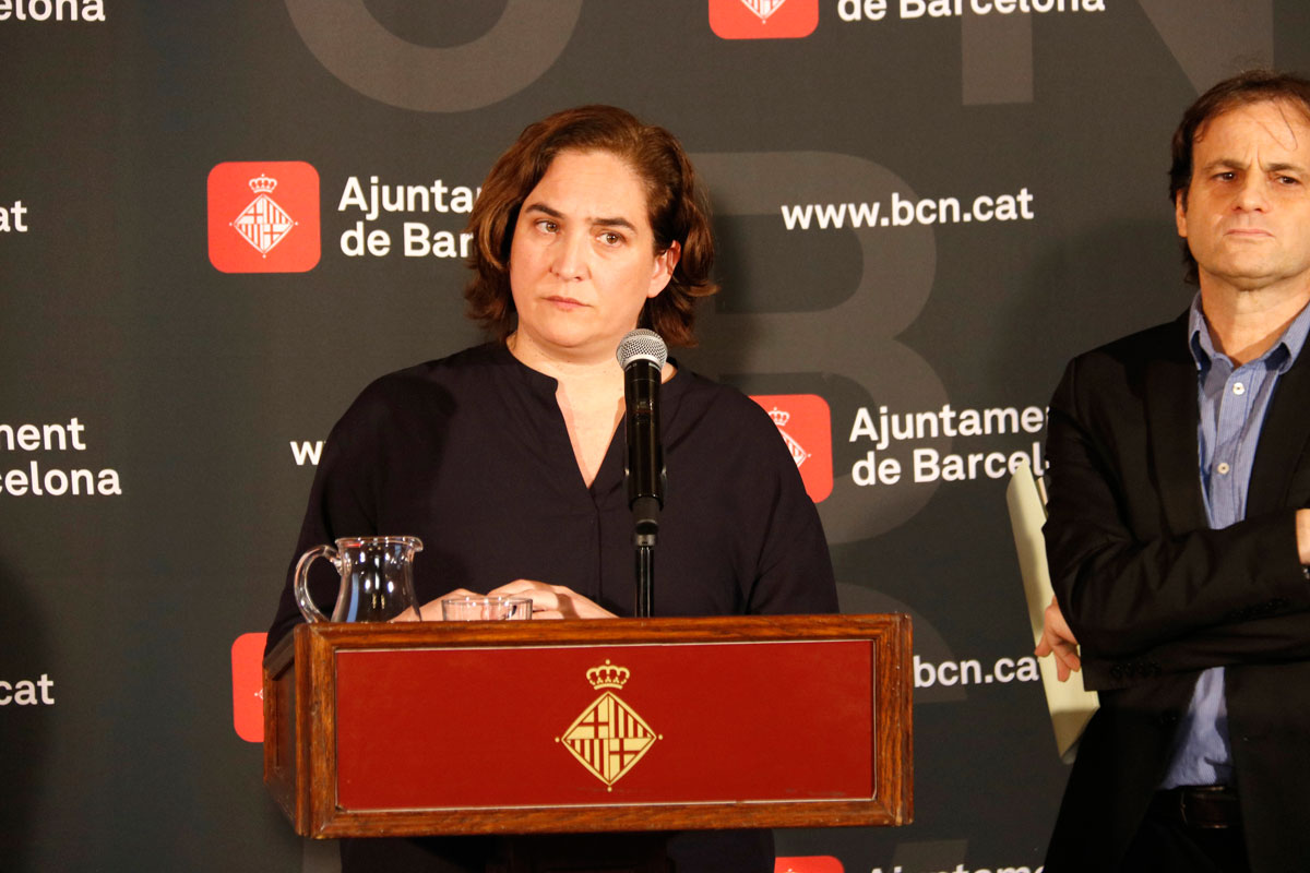 La alcaldesa de Barcelona, Ada Colau, valora la sentencia del 'caso Palau'