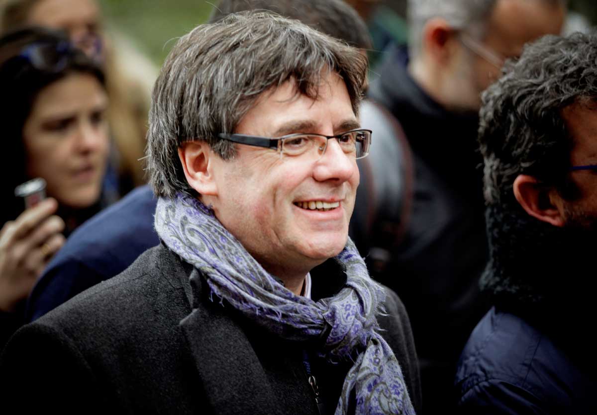 El expresidente de la Generalitat Carles Puigdemont