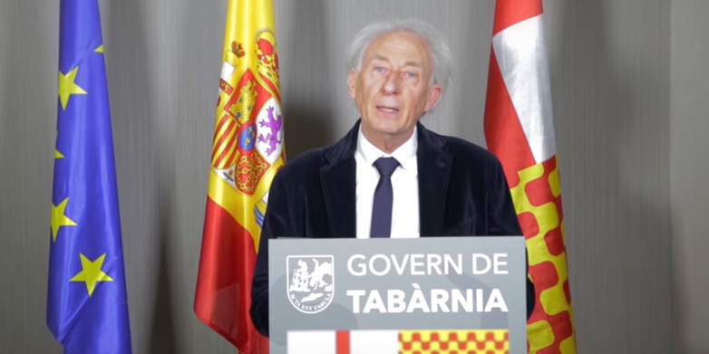 Captura vídeo Albert Boadella, presidente de Tabarnia en el exilio