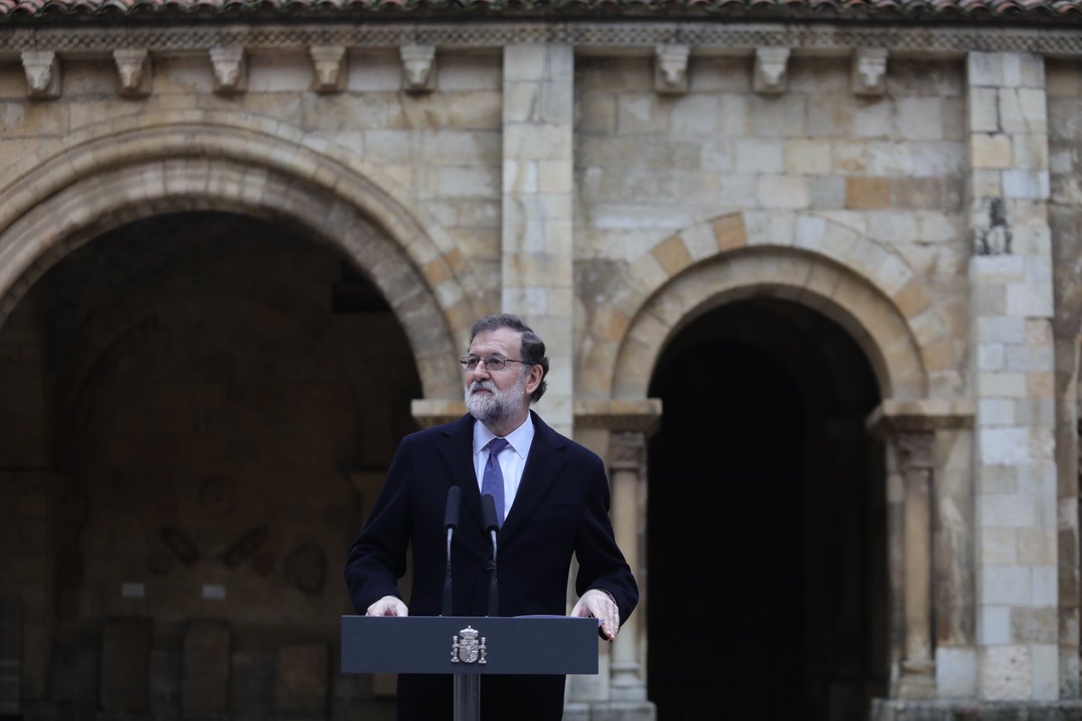 Mariano Rajoy, en León. TWITTER