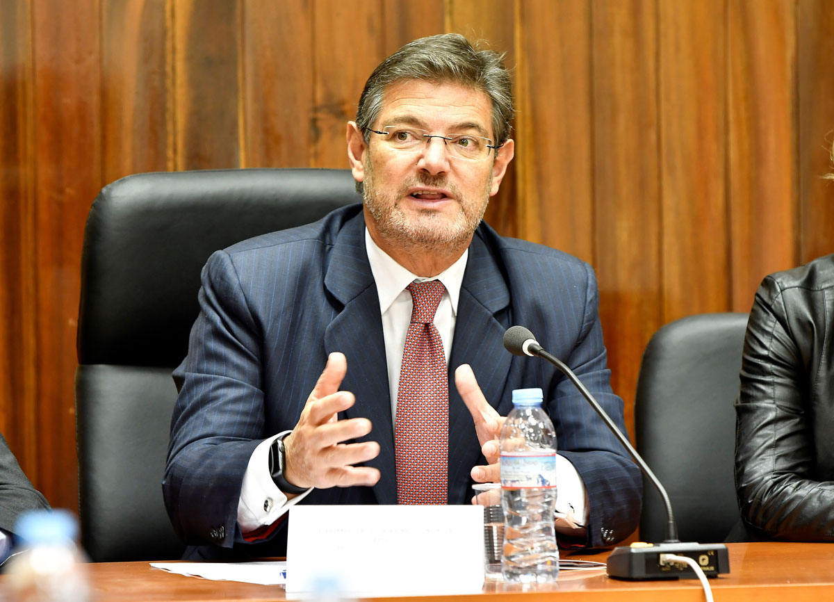 El ministro de Justicia, Rafael Catalá