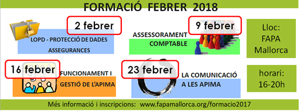 Davant els riscos dels menors, les associacions de famílies ens empoderam Davant els riscos dels menors, les associacions de famílies ens empoderam