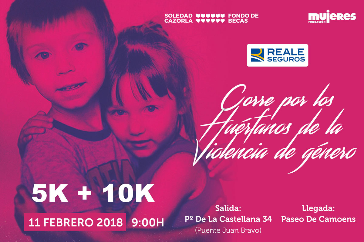 Corre por lo huérfanos de la violencia de género