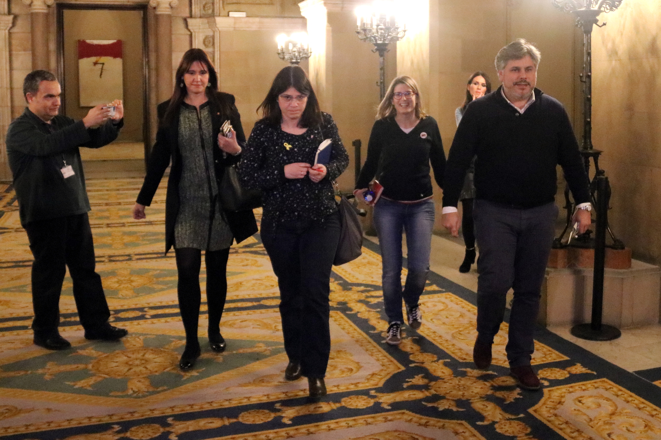 Laura Borràs, Gemma Geis, Elsa Artadi y Albert Batet son diputados de JxCat.