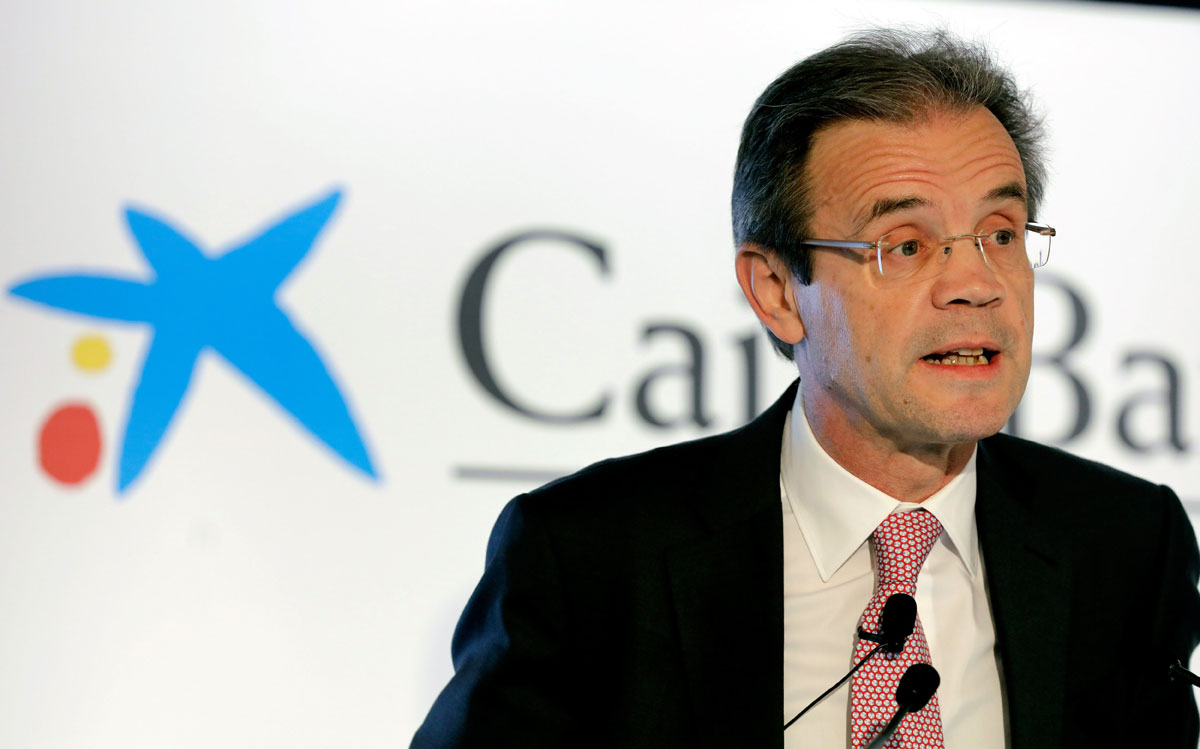 El presidente de CaixaBank, Jordi Gual. 