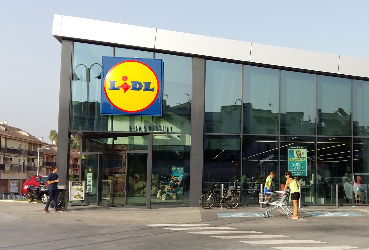 Supermercado de Lidl puente san josé