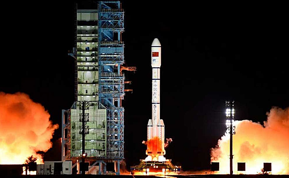 El proyecto del satélite, en la imagen otro lanzado también en China, lo han desarrollado este país e Italia.
