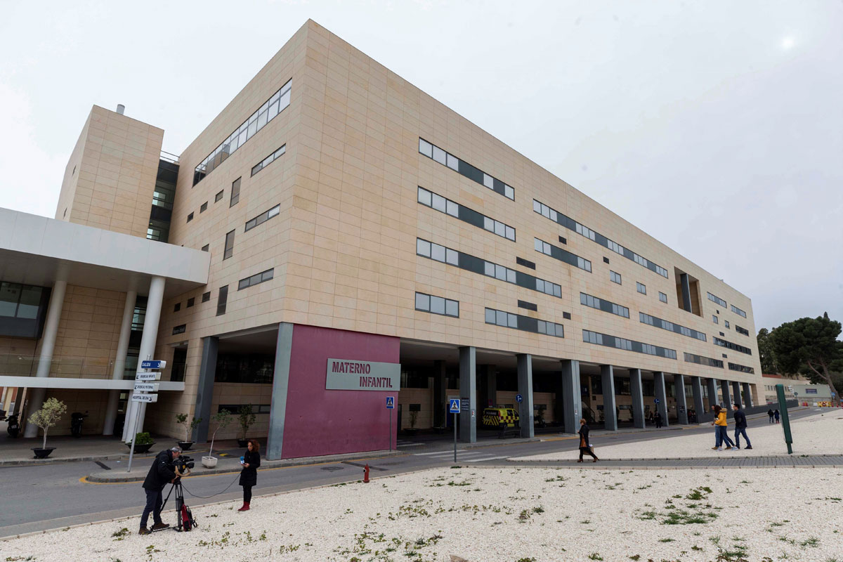 Vista del hospital materno infantil Virgen de la Arrixaca de Murcia