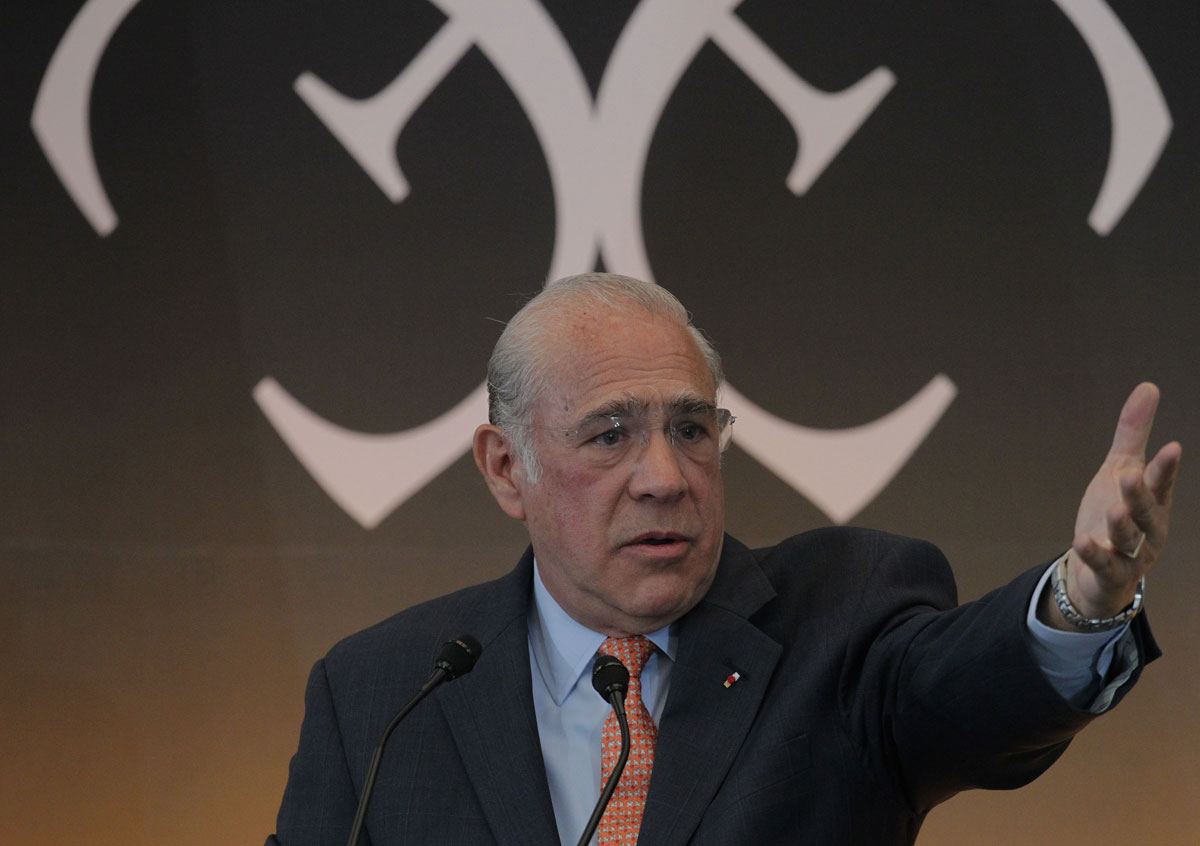 El secretario general de la Organización para la Cooperación y Desarrollo Económicos (OCDE), José Ángel Gurría