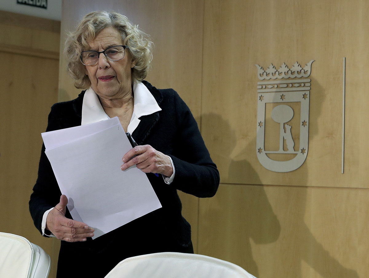 La alcaldesa de Madrid, Manuela Carmena