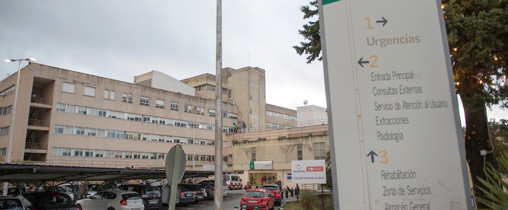 El hospital San Juan de la Cruz de Úbeda, donde fue atendido el menor violado.