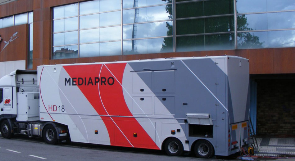 Unidad móvil de Mediapro