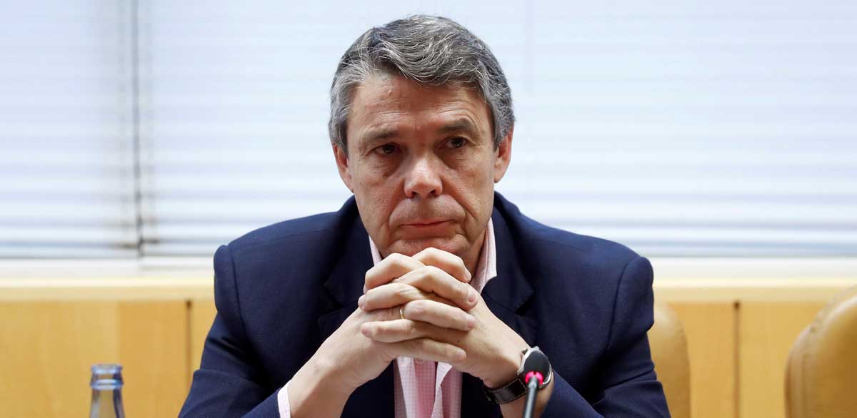 El hermano del expresidente madrileño Ignacio González, Pablo González, en la comisión de investigación de la Asamblea de Madrid. 