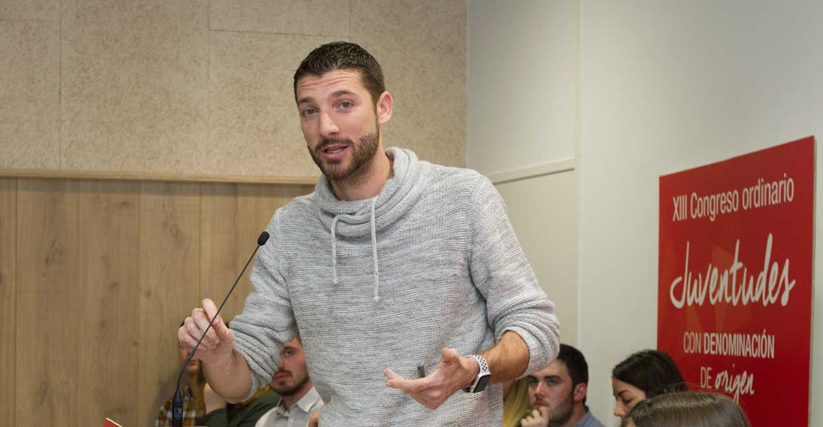 Omar Anguita, nuevo vicepresidente de Unión Internacional Jóvenes Socialistas. 