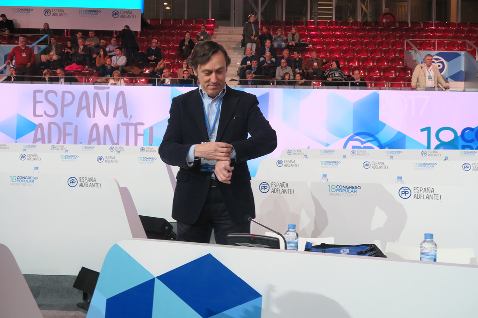 Rafael Hernando en el Congreso del PP Rafael Hernando en el Congreso del PP