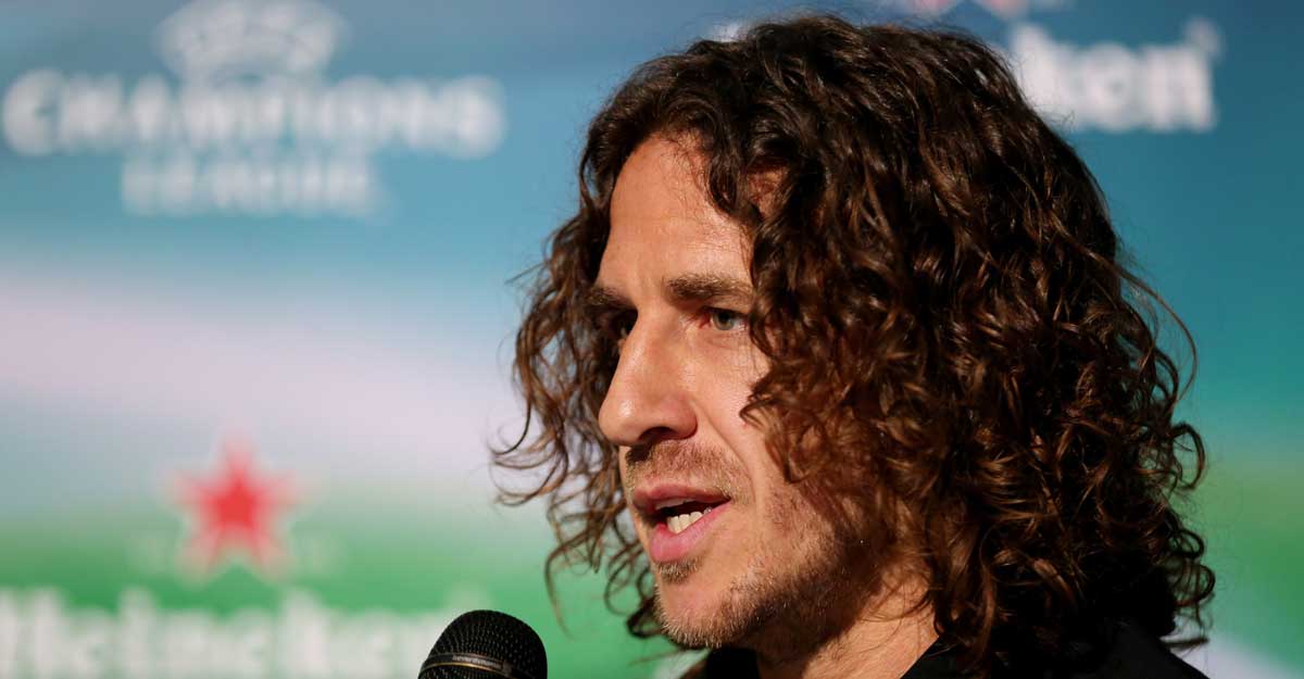 El exfutbolista español Carles Puyol. 