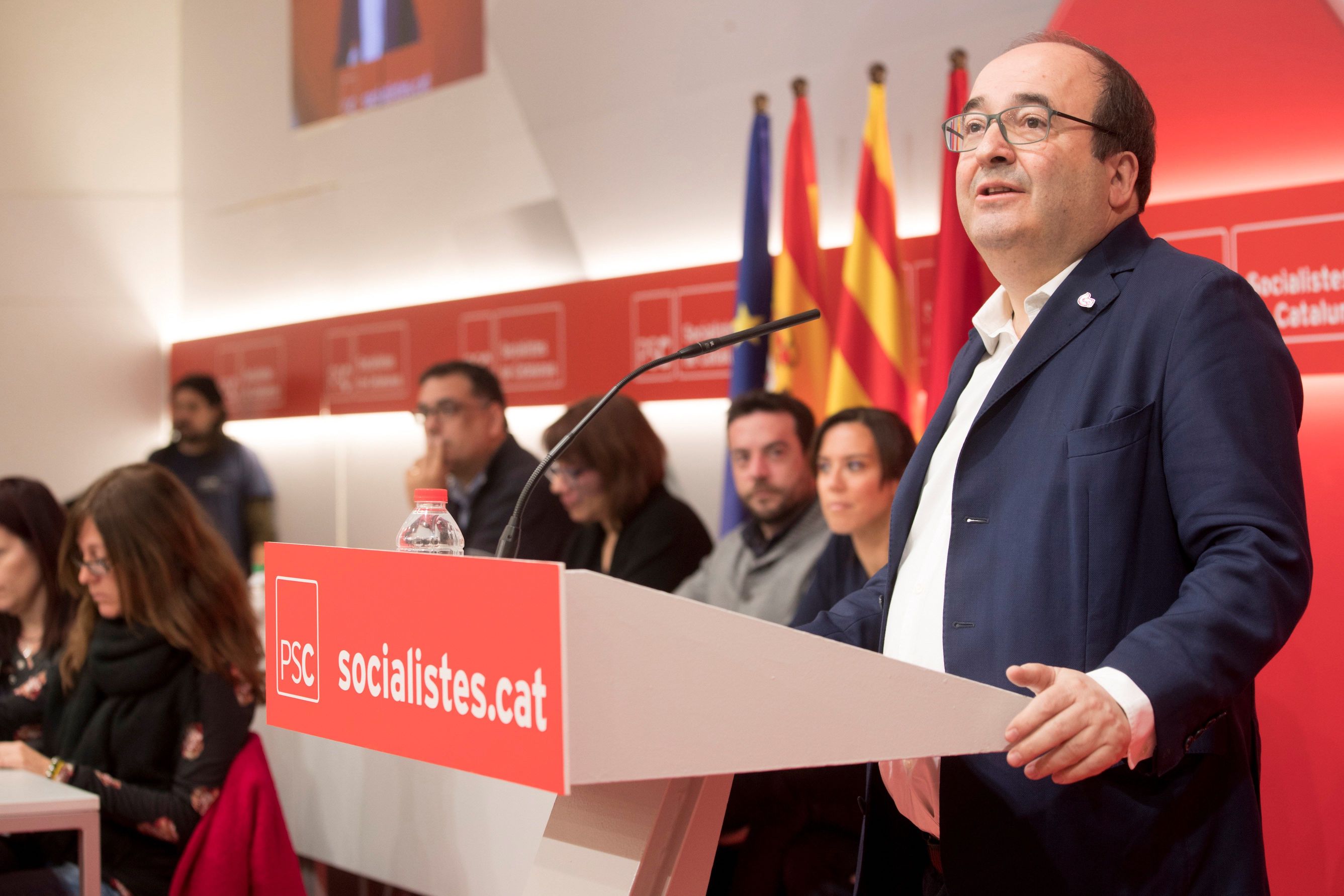  Miquel Iceta durante el consejo nacional del PSC.