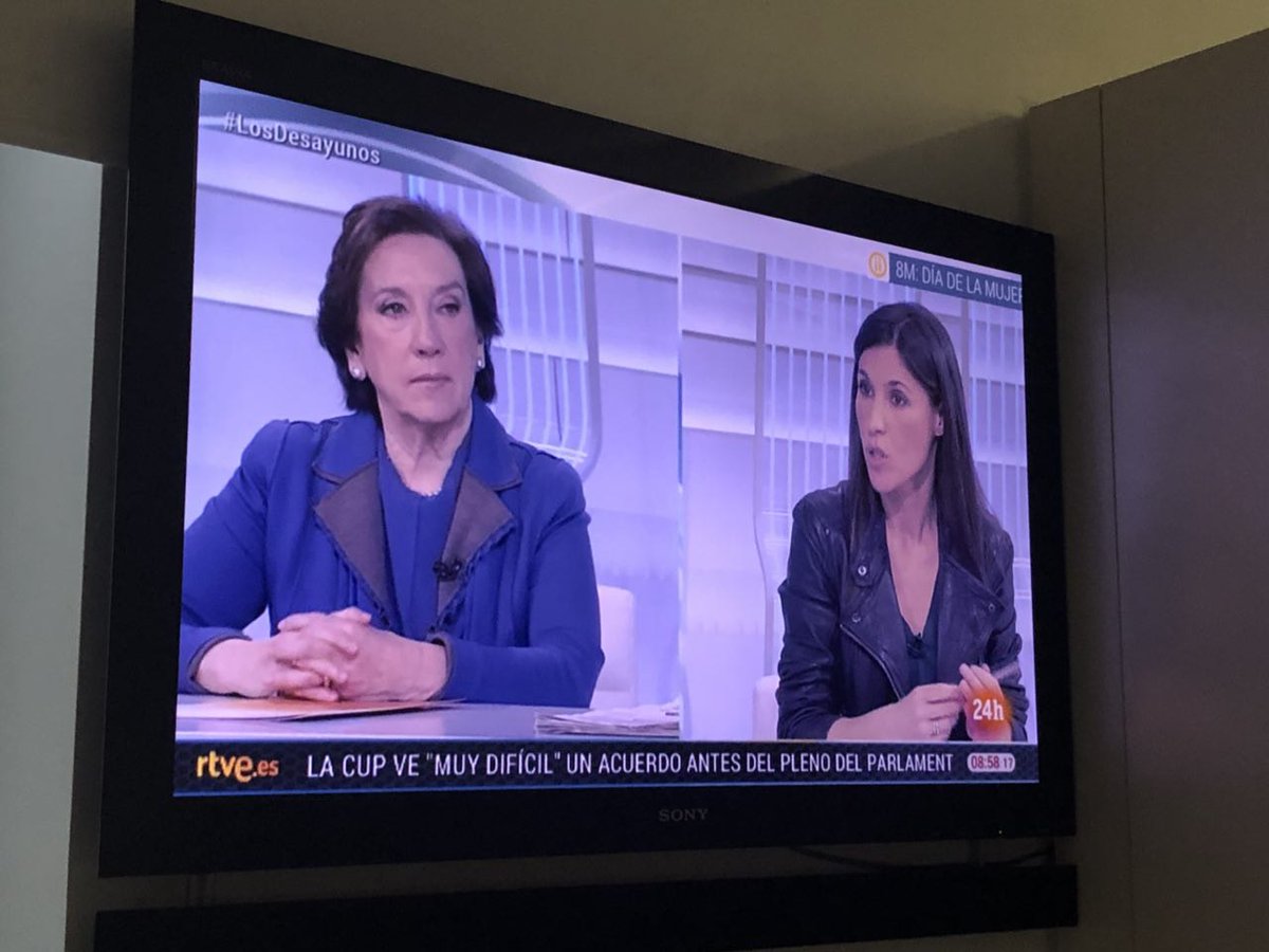 Victoria Prego, en Los Desayunos de TVE.