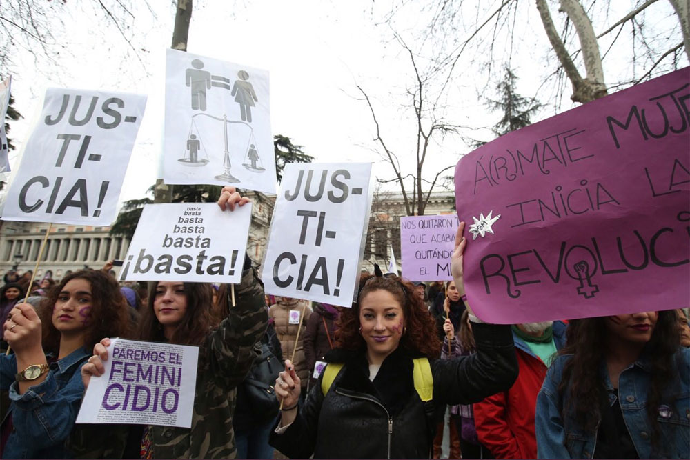 Comienzo de la manifestación de Madrid