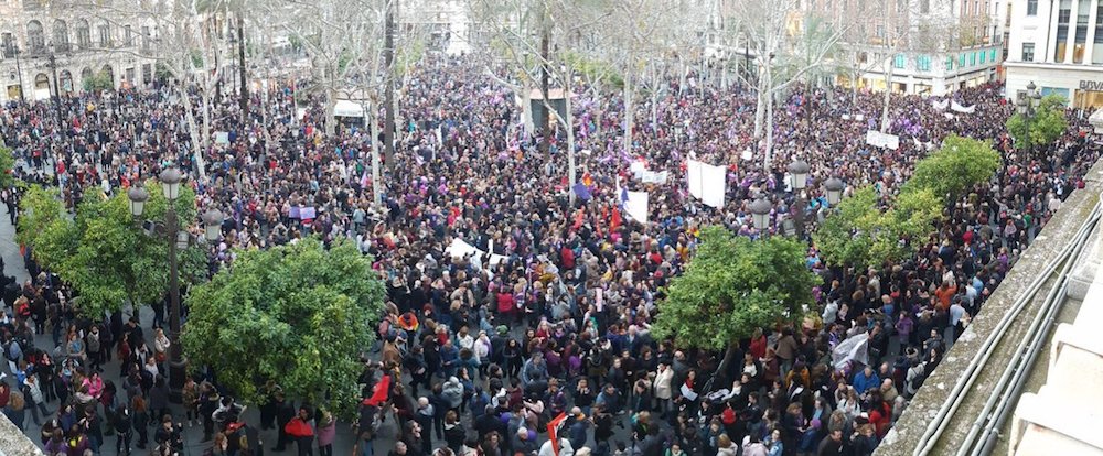 Manifestación del 8 de marzo en Sevilla