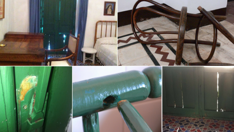 Imágenes del deterioro de la casa de Lorca en Granada