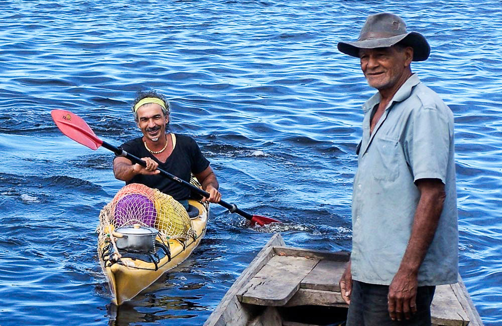Román Morales, dos años surcando los grandes ríos sudamericanos en kayak