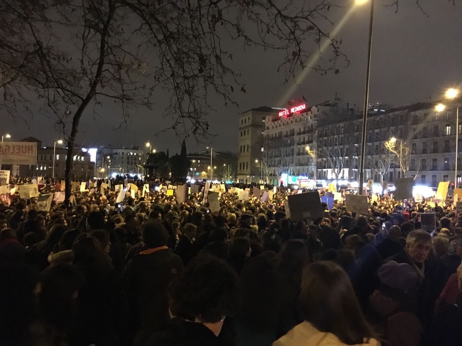 Concentración del 8M en Madrid.