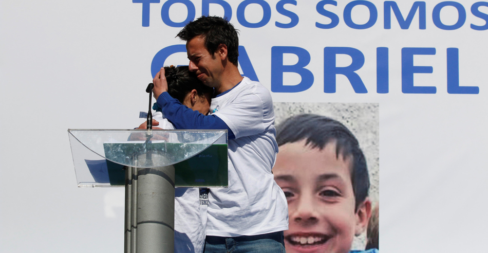 Patricia Ramírez y Ángel Cruz, los padres de Gabriel