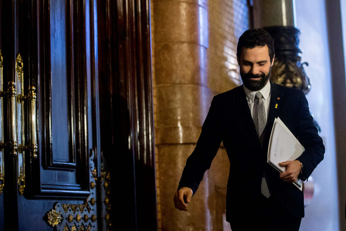 El presidente de la cámara catalana, Roger Torrent.