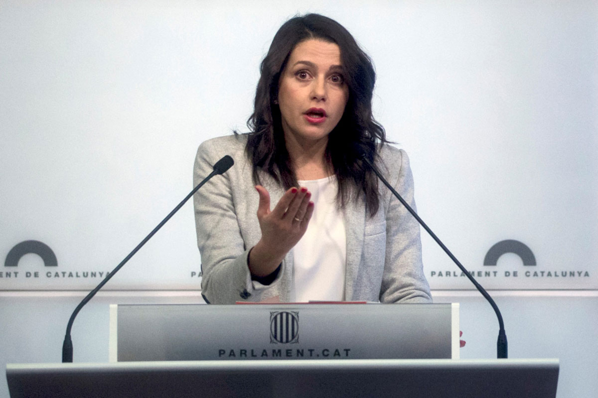 Inés Arrimadas, líder de Ciudadanos en Catalunya