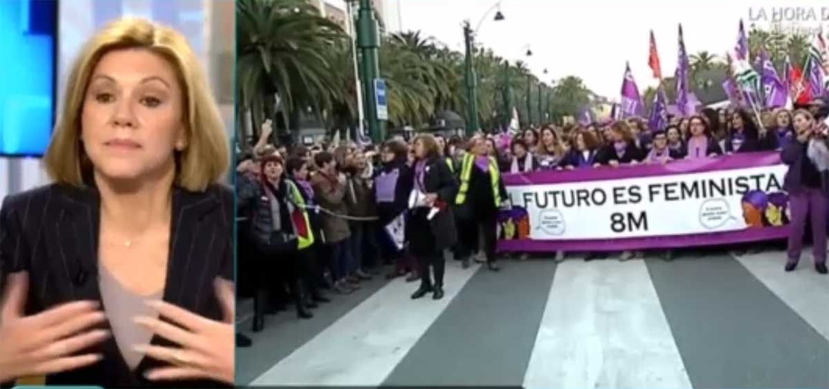 María Dolores de Cospedal opina sobre feminismo en El programa de Ana Rosa