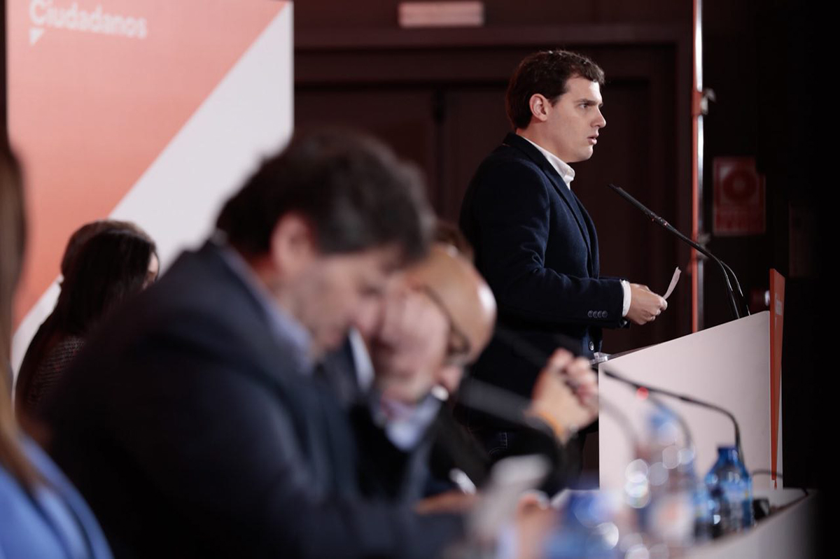 El presidente de Ciudadanos, Albert Rivera