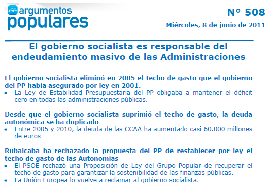 Rajoy habla de "lealtad" mientras Cospedal pide culpar al Ejecutivo de "endeudamiento masivo"