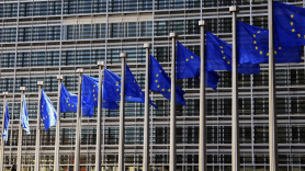 Banderas de la Unión Europea fuente EFE
